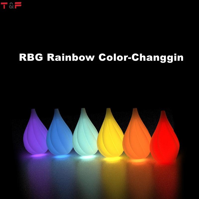 Красочный Светящийся Мяч для Ручного Броска Светящаяся Игрушка LED Светящийся Встряхивающийся Мяч POI