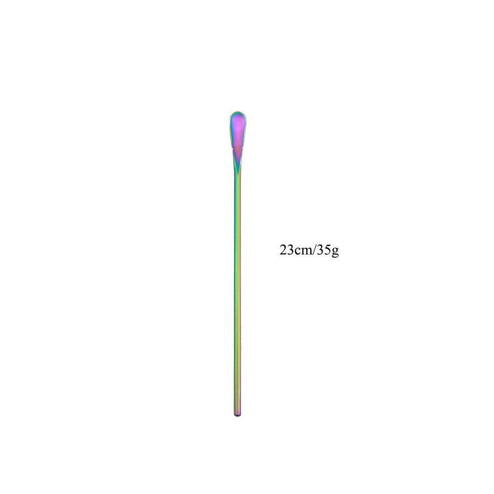 3 размера Радуга, мешалка из нержавеющей стали для кофе, напитков, перемешивающая палочка для коктейлей, напитков, фруктового сока, молока, палочка для перемешивания, ложка