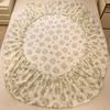 Mei Yun Ge Small Fresh All Cotton Printed Flower Series Single Bed Sheet