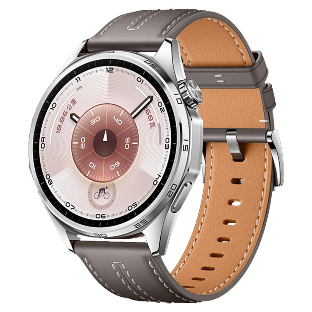 22-мм кожаный ремешок для Huawei Watch GT6/5 Pro GT6/5/4/3 46 мм Деловой браслет для Huawei Watch 5 4 46 мм Ремешок для часов