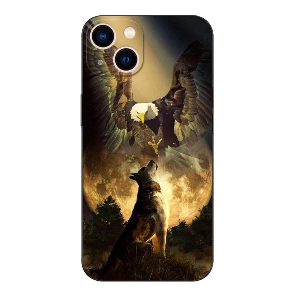 Чехол для телефона Eagle для iPhone Samsung Galaxy Redmi Xiaomi Oppo OnePlus Note SA 7 8 9 10 11 12 13 14 20 21 22 23 53 54 Pro Max Plus Ultra TPU Soft