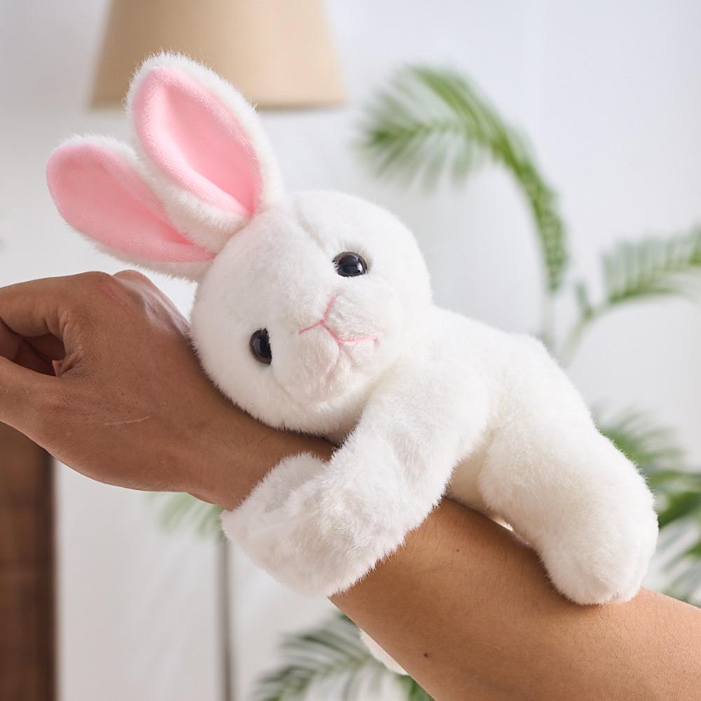 Rabbit Leopard Animal Slapping Wristband Forest Animal Plush Hand Ring  Children Game Props
