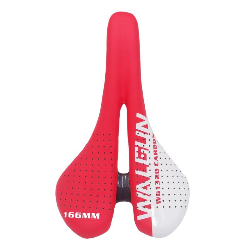 WALGUN WG1320 Carbon Fiber Bike Saddle Ultra Light Road Mountain Bicycle Seat 166mm 143mm