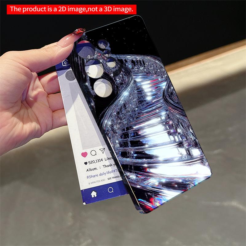 2DFlat Samsung phone case Cosmic Spiral Galaxy Design Phone Case Applicable to Galaxy S22 S23 S24 S25ULTRA S26 A12 A13 A14 A15 A16