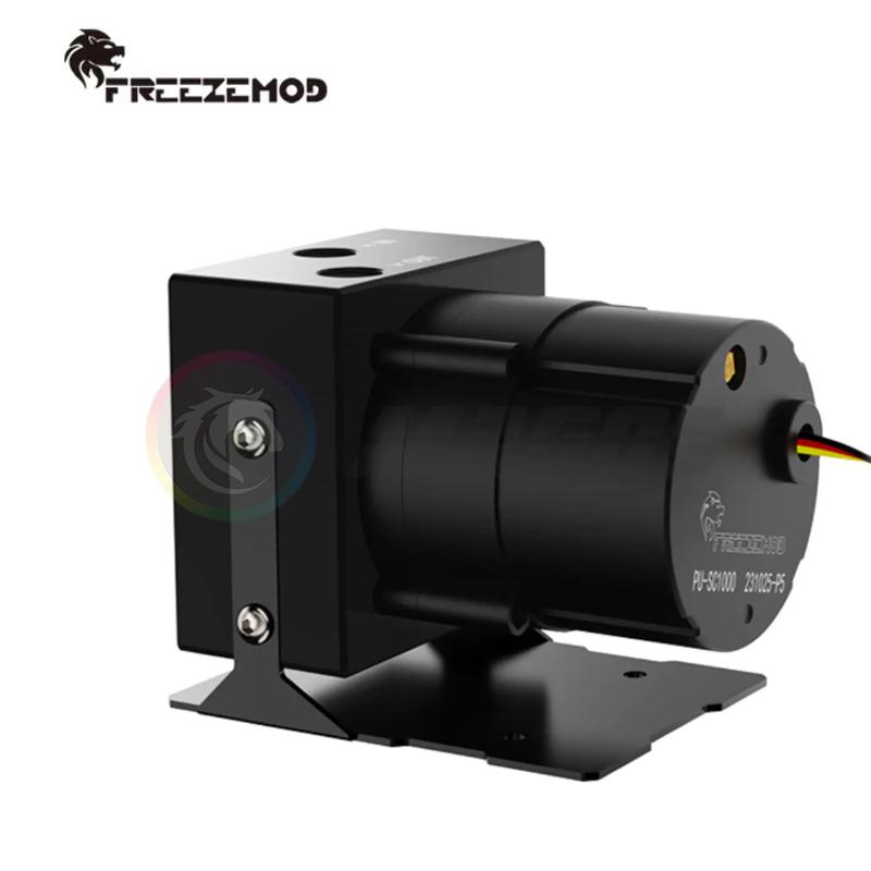 FREEZEMOD D5 PWM Pump Maximum Flow 1200L/H Lift 7 Meter For PC Water Cooling Black PU-MP-M18W