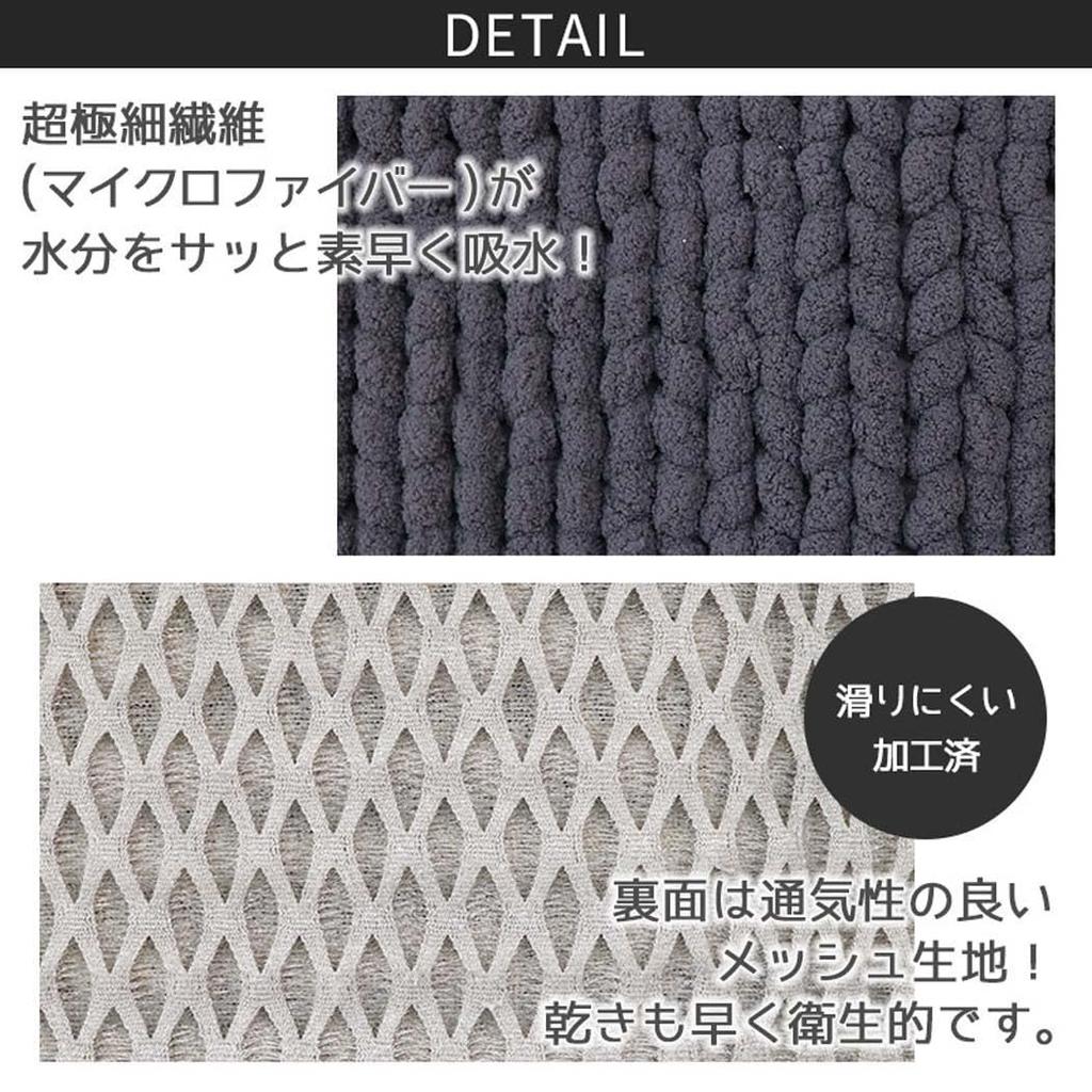 MOU Bath Gray Mat,
