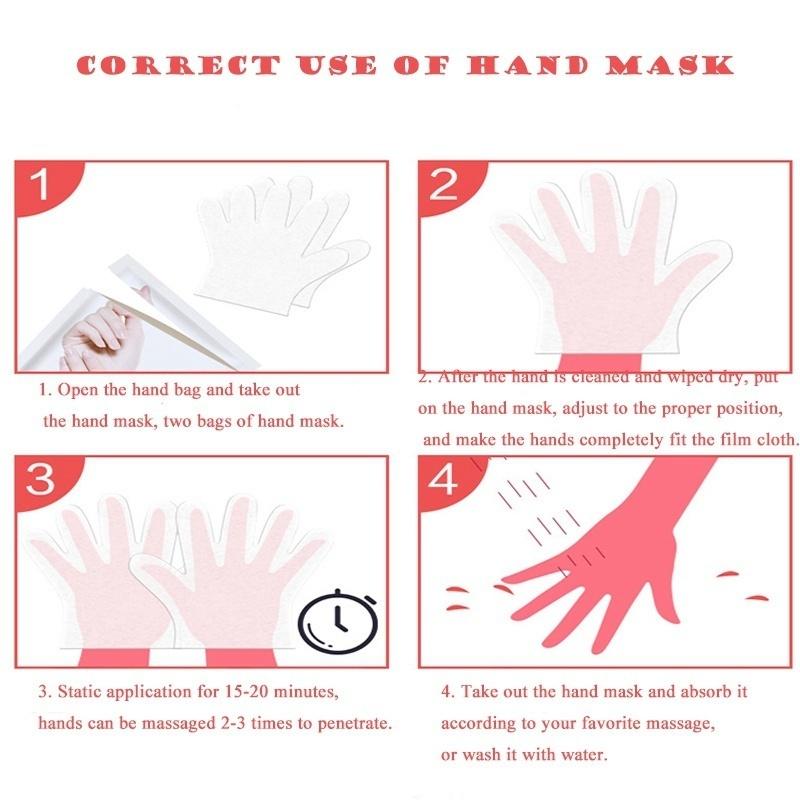 Увлажняющая маска для рук, уход за кожей рук, против высыхания, против шелушения, эссенция для ухода за руками