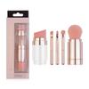 5 In 1 Portable Makeup Brushes For Foundation Eyebrow Lip Eyeshadow Loose Powder Cosmetic Brush Set Makeup Tools
