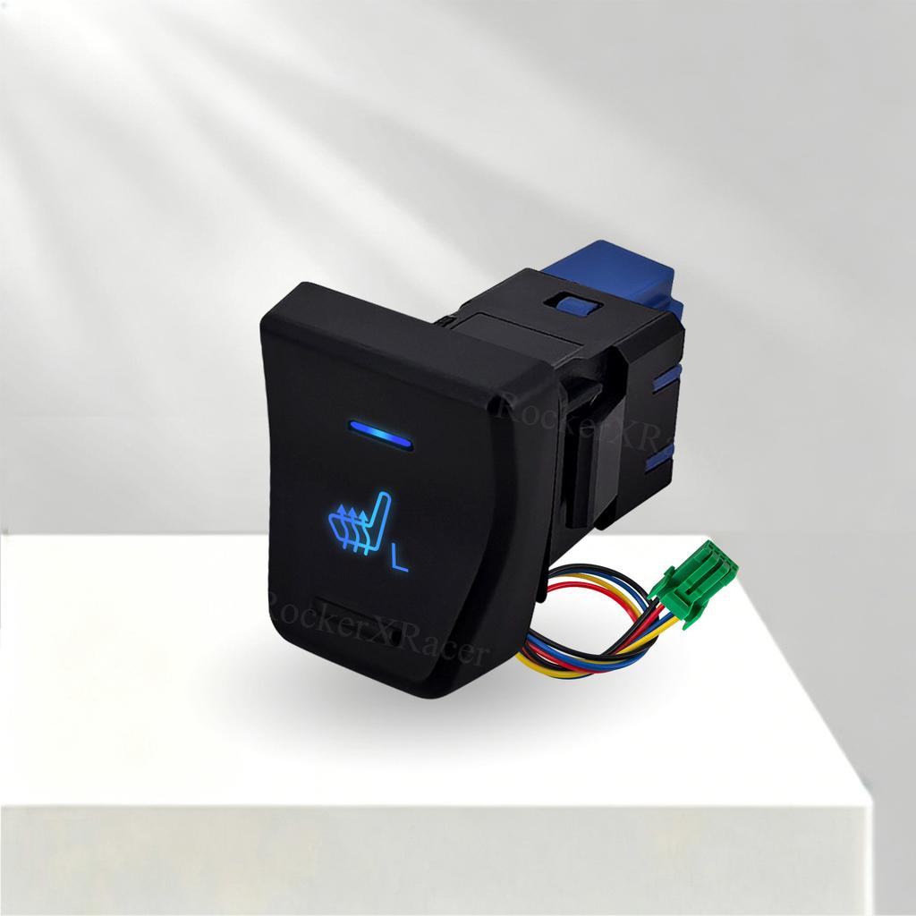 Car GPS Spot Fog Light Push Switch 12V ON OFF Button with Wire for Toyota