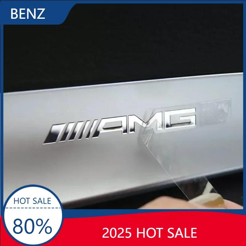 Горячие 2025 Для AMG W124 Металлическая эмблема Авто Декор Наклейки Наклейки на Стеклоочиститель Автомобиля Для Mercedes Benz AMG W212 W204 W211W168 W213 W20