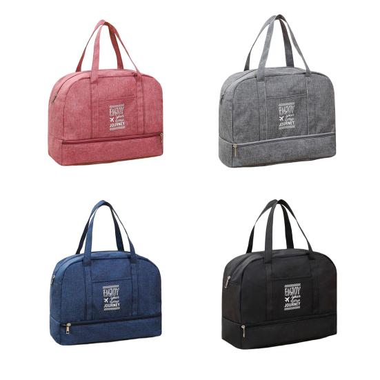 Widened Hand StrapsOvernight Bag Useful Scratch-resistant Large Capacity Training Travel Duffel Household Supplies Storage