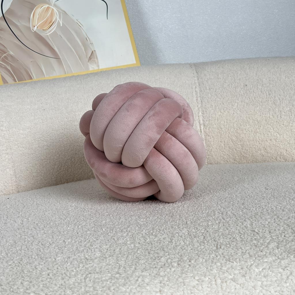 1 шт. 22 см/8,66 дюйма Подушка-узел в форме шара Декоративная подушка для гостиной Кровать Диван Подушка ручной работы