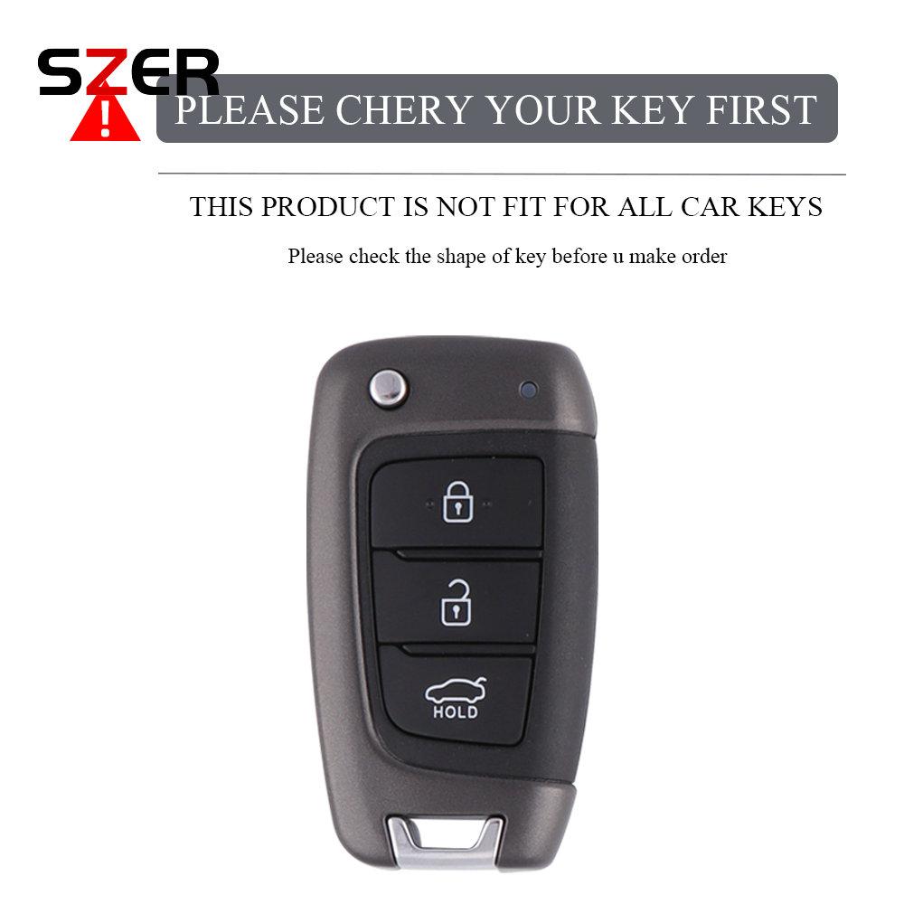 ТПУ Чехол-накладка для складного ключа автомобиля для Hyundai Elantra Solaris I30 I35 I40 IX35 Sonata Santa Fe Tucson Verna Celesta Accent