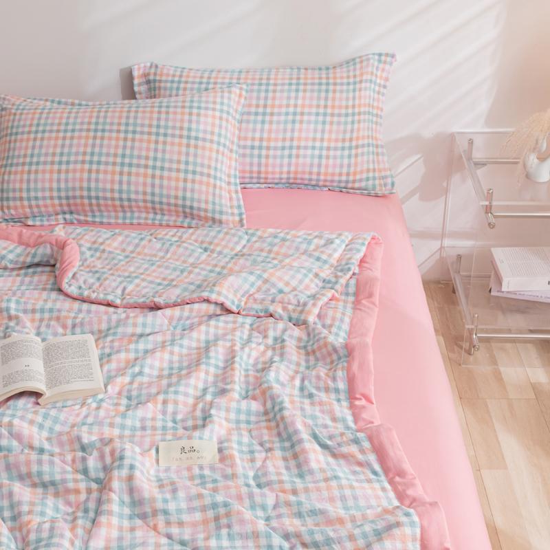 2024 Высококачественное японское весенне-летнее одеяло с кондиционером, односпальное летнее одеяло, летнее охлаждающее одеяло, многоцветное