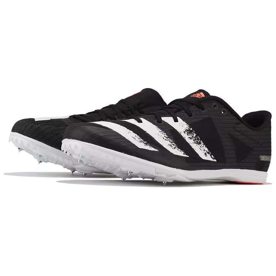 adidas Distancestar Модные Амортизирующие Нескользящие Износостойкие Низкие Беговые Кроссовки Женские Черно-Белые FW4872