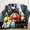 Name Custom Shakira Print Flannel Blanket High Quality Warm Comfortable Cover for All Seasons Perfect for Gifts Home Decor