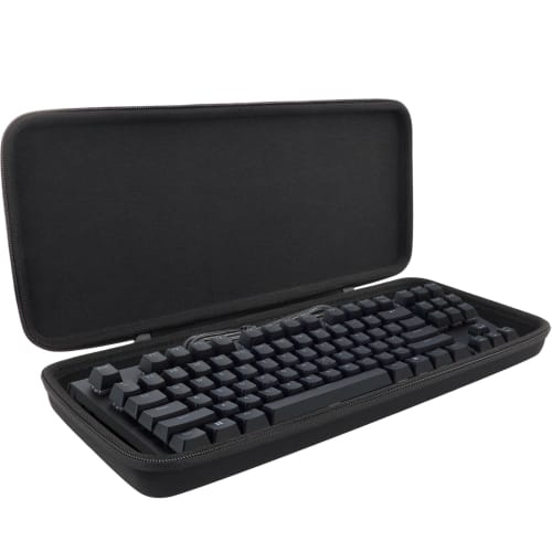 (Case Only) REALFORCE Topre GX1 Rapid Trigger Gaming Keyboard Storage Case, Black - co2CREA