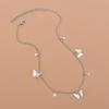 Simple and fashionable butterfly necklace, personalized popular five-pointed star collarbone chain women's accessories