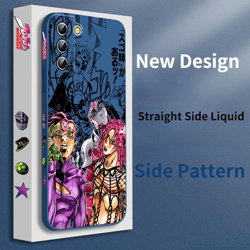 Чехол для телефона Anime JOJO Villain Diavolo Dio для Samsung Galaxy S23 S22 S21 S20 Pro FE Note 20 Plus Ultra Liquid с левой веревкой
