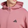 adidas Aeroready FW24 Training Series куртка на молнии, модная спортивная мужская куртка с капюшоном и длинным рукавом, розовая IY1132