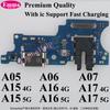 Высококачественная плата разъема зарядки USB для Samsung A05 A15 A06 A16 A07 A17 4G 5G A065F A166P A166B A075F