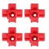 40 шт. Ниппели для поилки для кур Пластиковая сталь Автоматическая поилка-ниппель для птицы со сверлом для