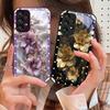 Коробка Розовые Цветы Для Samsung Galaxy S10 4G S20 11E 30 S21 22 S24 Fe Pro S23 S25 Ultra 5G S9 Чехол для телефона из закаленного стекла