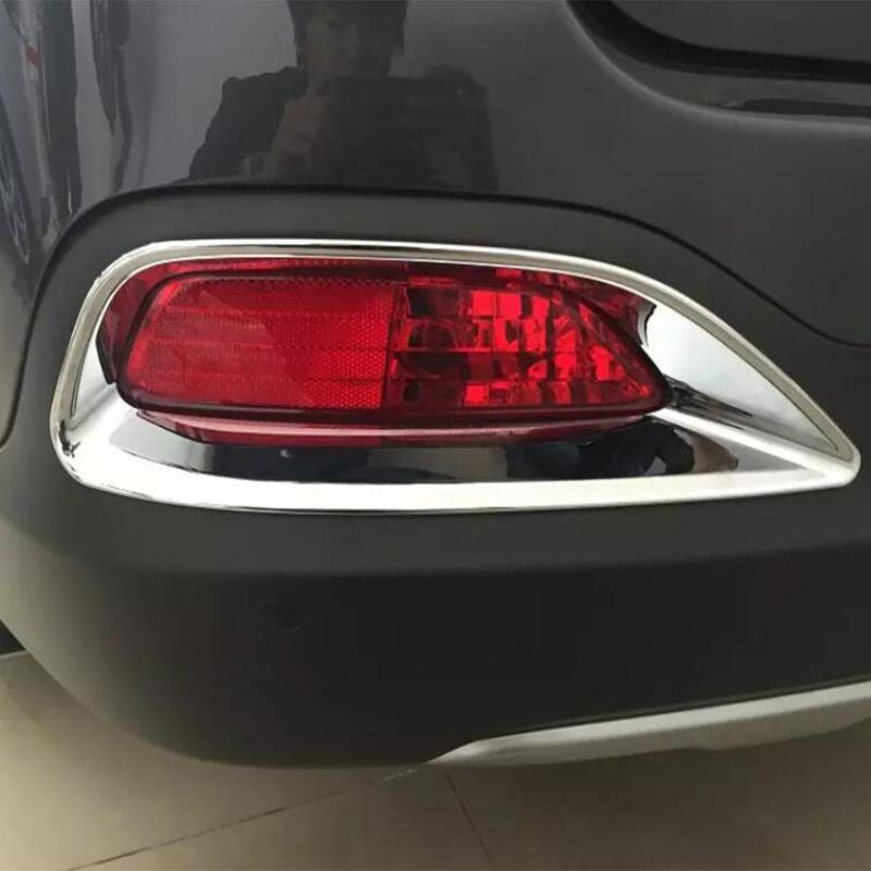 Для Kia Sorento L 2015 2016 2017 2018 Автомобильный кузов ABS Хромированная накладка Отделка Задняя Задний противотуманный фонарь Колпаки Рамка фары Наклейка Бровь