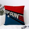 Classic Film Ttop Gun Cushion Cover Organic Linen Square Pillow Case Naturally Durable Hypoallergenic Gentle On Sensitive Skin