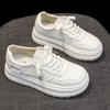 Brand Leather Women's Sneakers White Platform Woman Sports Sneakers Female Vulcanized Shoes Sneakers Casual Ladies Trainers