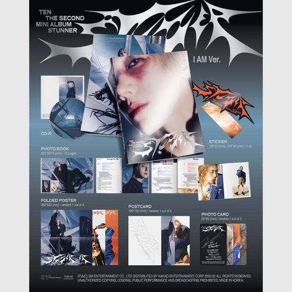 TEN - 2ND MINI ALBUM [STUNNER] (I AM Ver.)