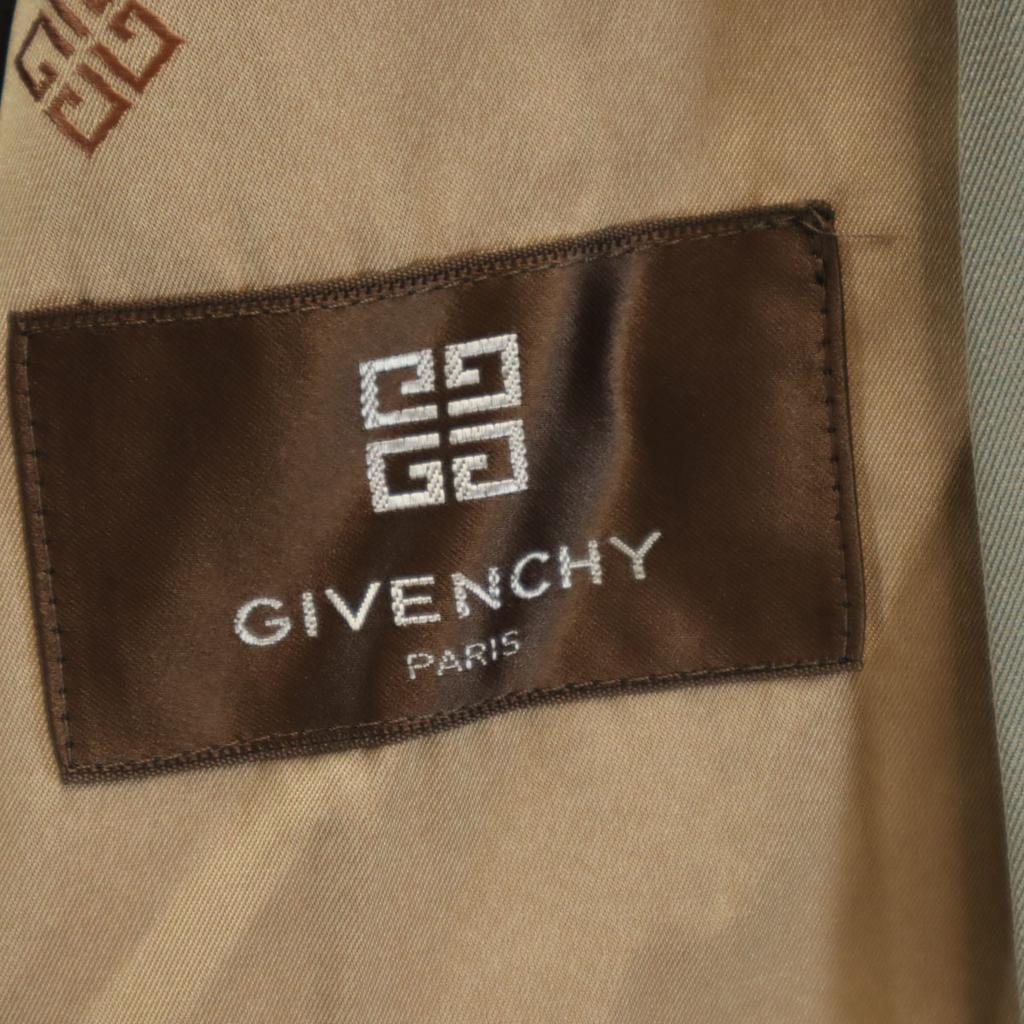 Givenchy Пальто-воротник из старой нержавеющей стали 90-х годов M Gurege Включает подкладку-жилет Мужское Б/У