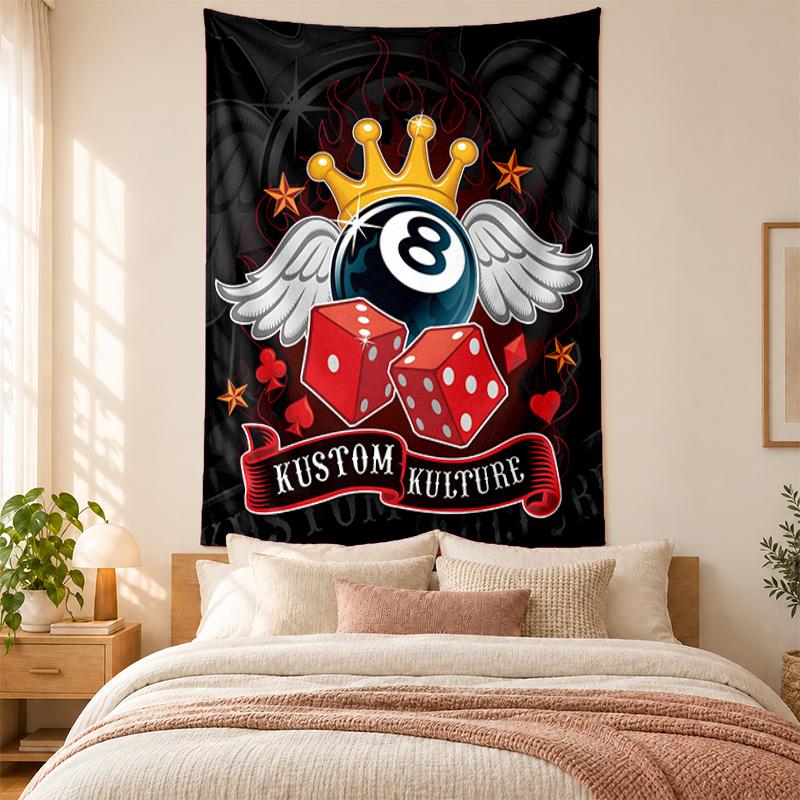 8ball Tapestry highquality for decorating living room bedroom dorm walls ideal as bedroom wallart orholiday gift