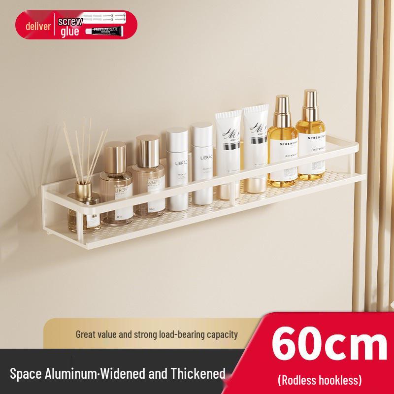 Настенная полка для хранения в ванной комнате без сверления для раковины и туалета