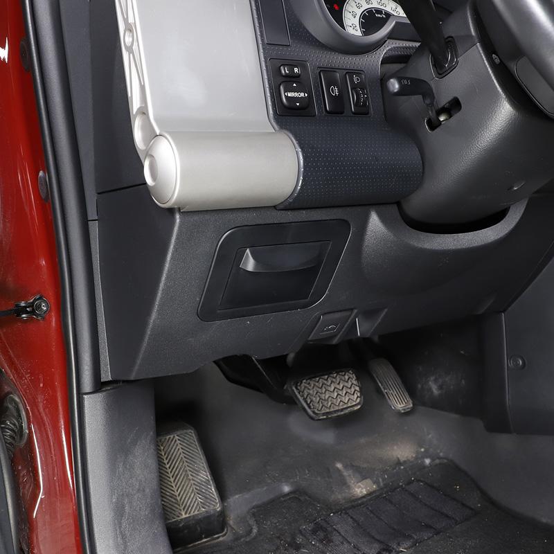 1 шт., черный автомобильный блок предохранителей, контейнер для монет, лоток для хранения, держатель, подходит для Toyota FJ Cruiser 2007-Авто интерьер