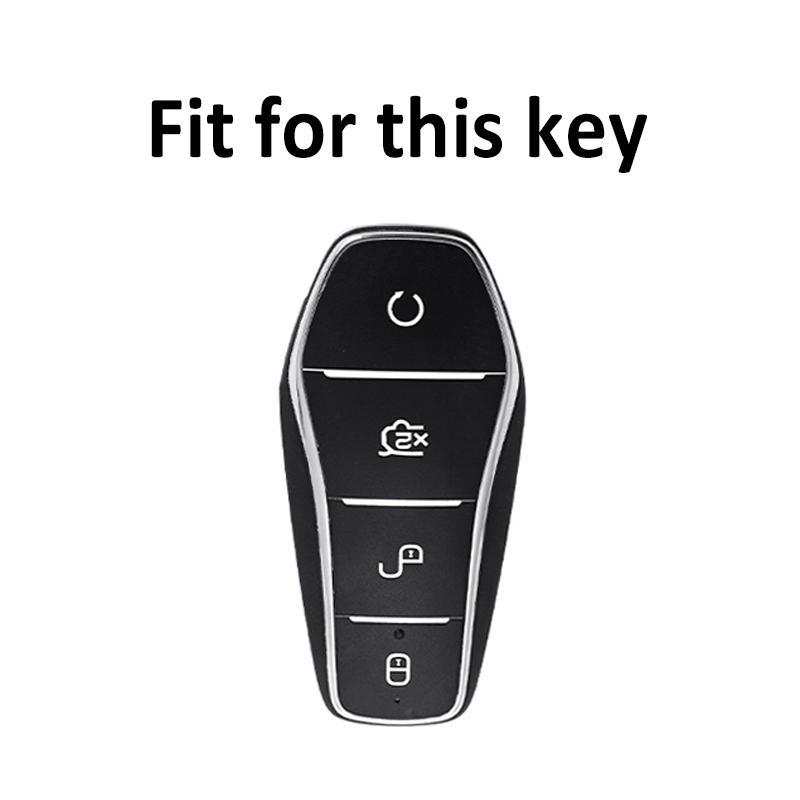 Автомобильный брелок в виде ракушки для BYD Han Ev Tang Dm Qin PLUS Song Pro MAX Yuan, пряжка из мягкого ТПУ, чехол для ключей от машины, аксессуары, аксессуары