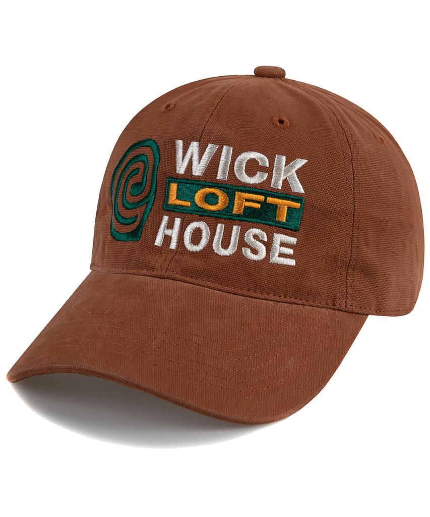 Кепка-бейсболка Wig E Loft House из парусины - Светло-коричневая