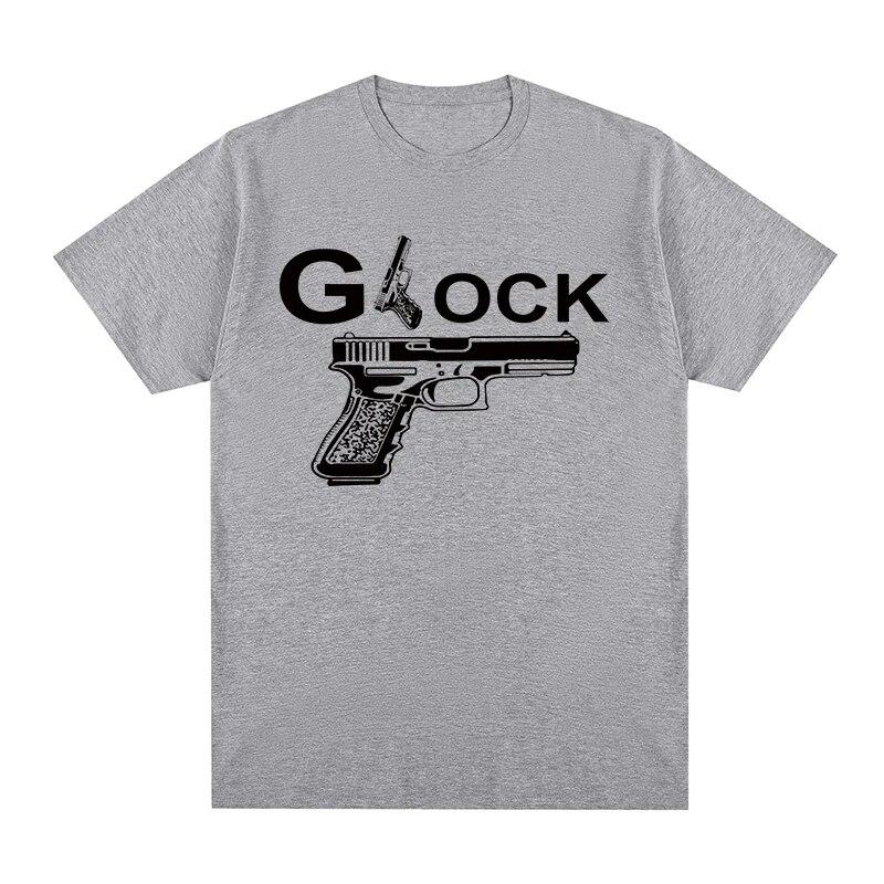 Glock Cool Pistol Weapon Handgun Perfection We Trust T-shirt Cotton Unisex T Shirt New TEE TSHIRT Womens Tops