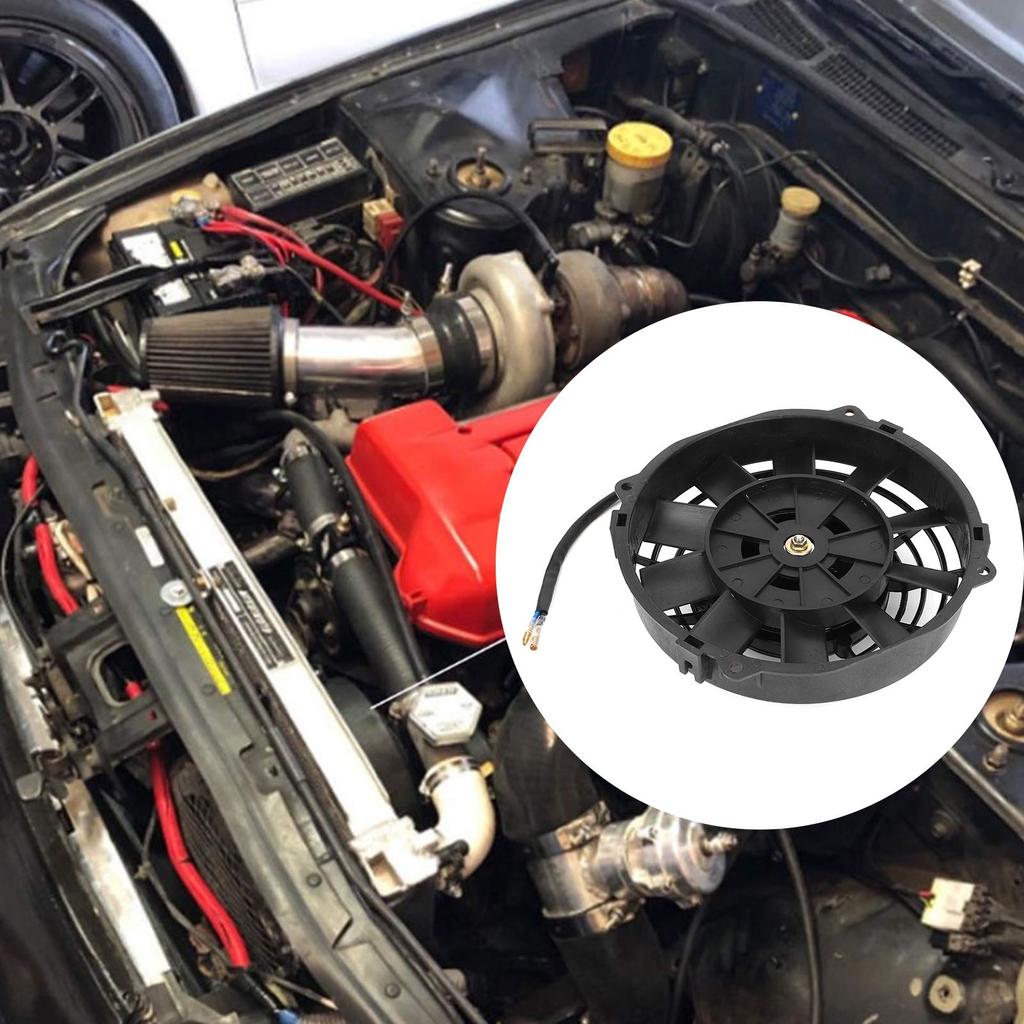 KIMISS 8 Inch Universal Electric Fan Car Radiator Fan for Radiator Auto Cooling Air