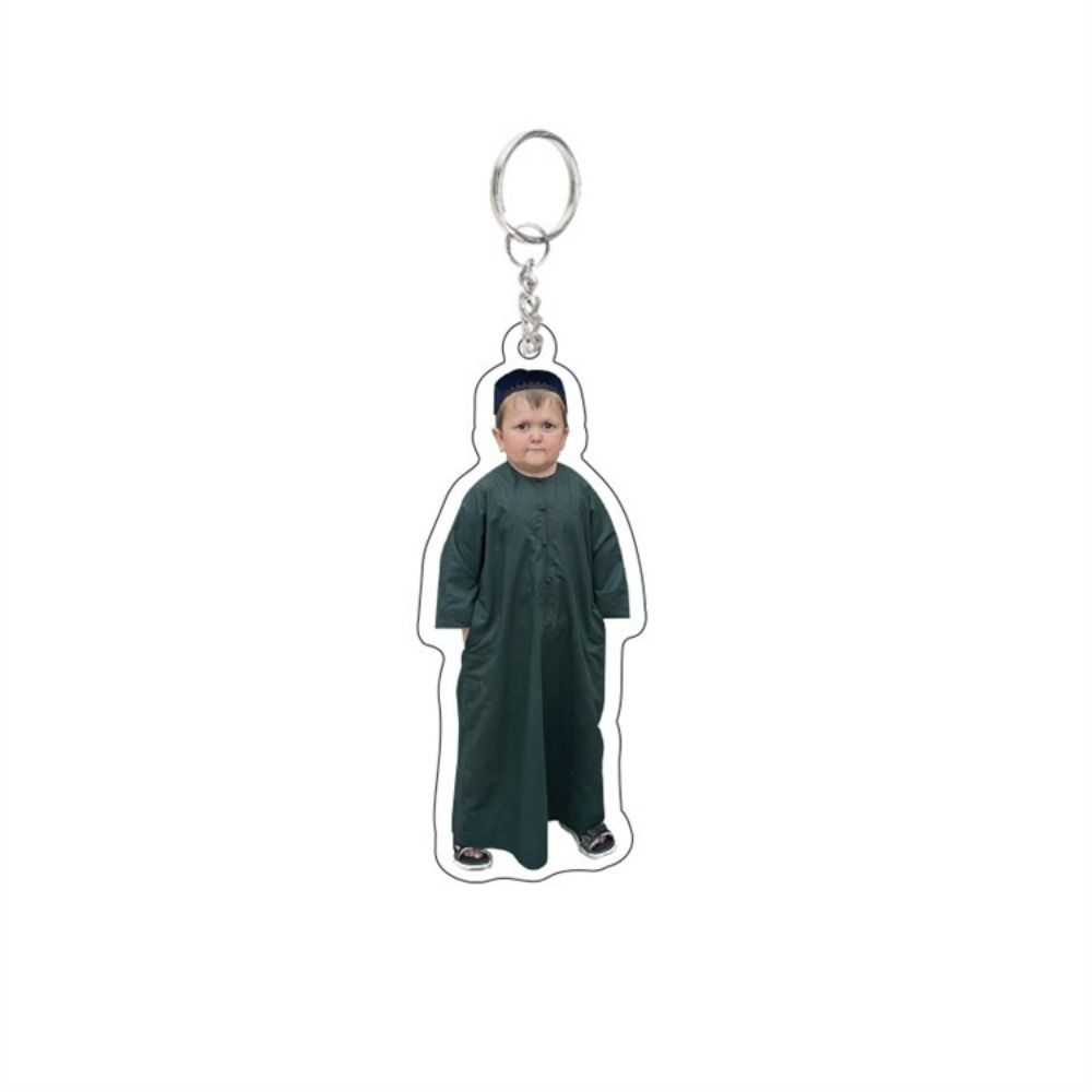 Hasbulla Hasbulla Magomedov Keychain Merchandise Meme Acrylic Keyring Women's Jewelry