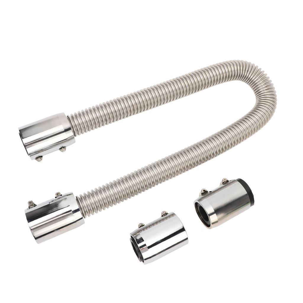 Coolant Radiator Hose 36in Flexible Stainless Steel Water Hose Kit for 1 1 4in 1 1 2in 1 3 4in 1 5 8in Radiator Necks
