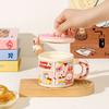 Креативная кружка для торта на день рождения Персонализированная детская милая керамическая чашка для воды Подарок Высококачественная кофейная кружка Мультяшная кружка