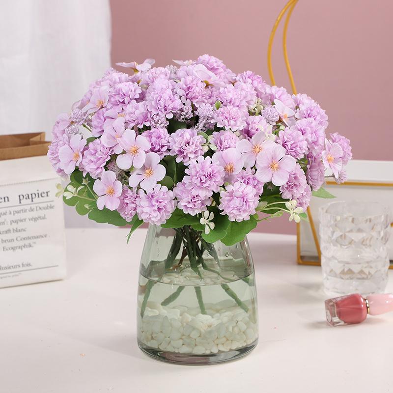 2PCS Artificial flowers, artificial flowers, daisies, artificial flowers, home decoration flowers, artificial flowers.