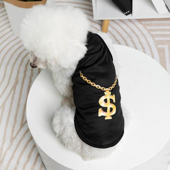 Рубашки для собак с буквенным принтом, летние футболки без рукавов с домашними животными, крутые рубашки для щенков, дышащая одежда для собак для маленьких домашних собак, кошек