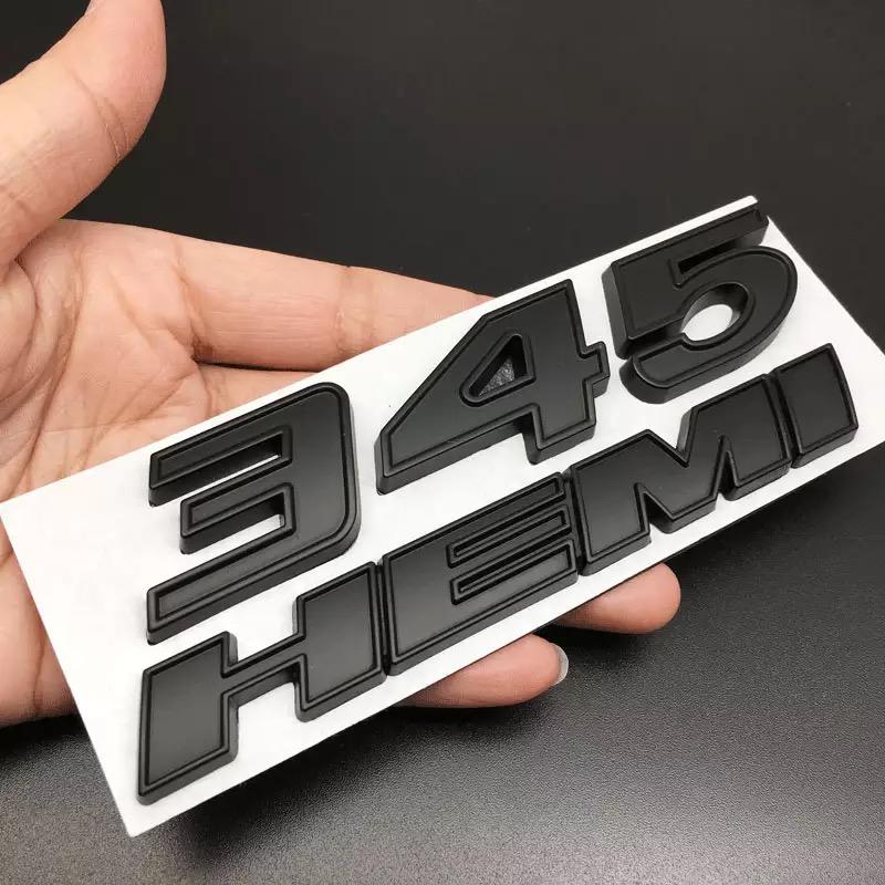 1 шт. 3D металлические наклейки багажник автомобиля 345 392 эмблема HEMI для Dodge Challenger Ram Charger Caliber Journey Caravan Chrysler Dart