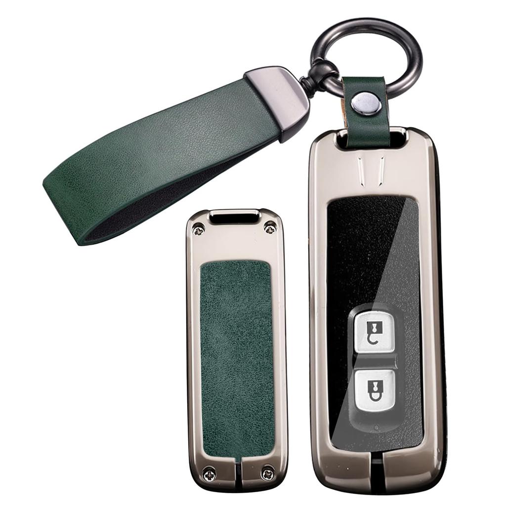 [ontto] Honda Key Case Key Cover Key Holder Zinc Alloy + Leather N-BOX Custom