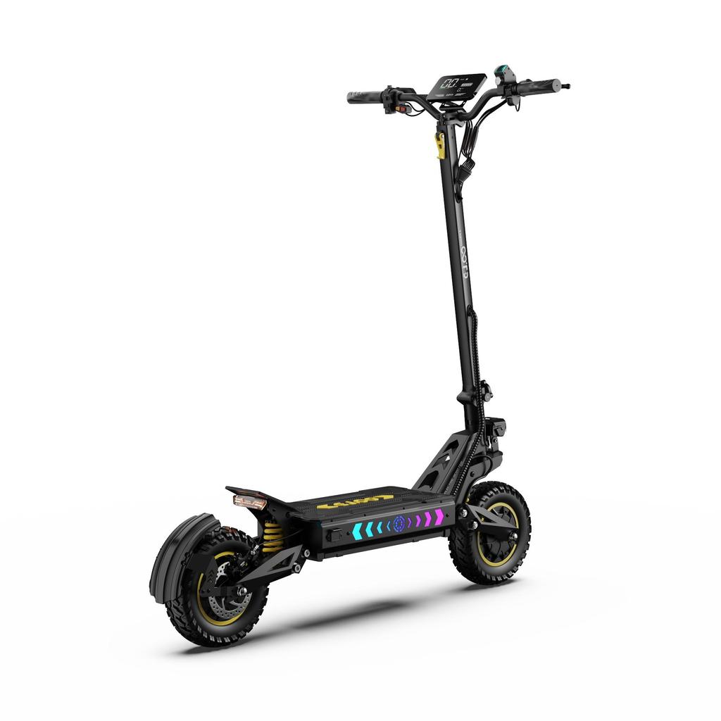 OOTD T10 Pro 1300*2 Dual Motor Electric Scooter 52V23.4AH Battery 70KM Range 150KG Load 11Inch Off-Road Tires E-Scooter