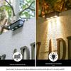 Solar 3-LED Outdoor Wall Washer Light
