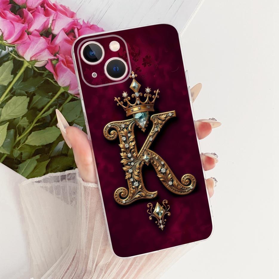 Для Apple iPhone 13 Pro Чехол iPhone13 Mini Роскошный Чехол-Крышка с Буквами Короны Мягкий Тонкий Чехол для Телефона Для iPhone 13 Pro Max iPhone13 Fundas