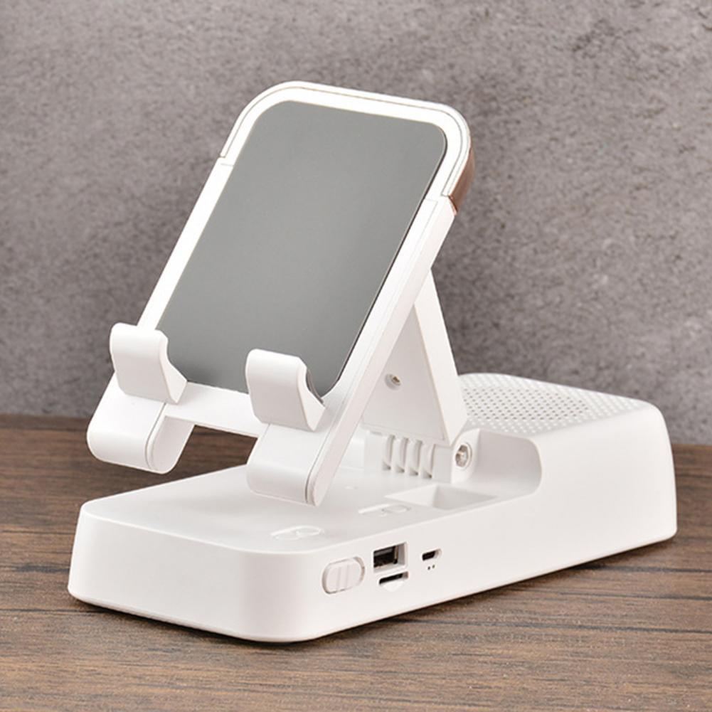 Universal Phone Bracket Stand Speaker ABS Phone Tablet Bluetooth Mount TF/Micro SD Card Playback Phone Holder